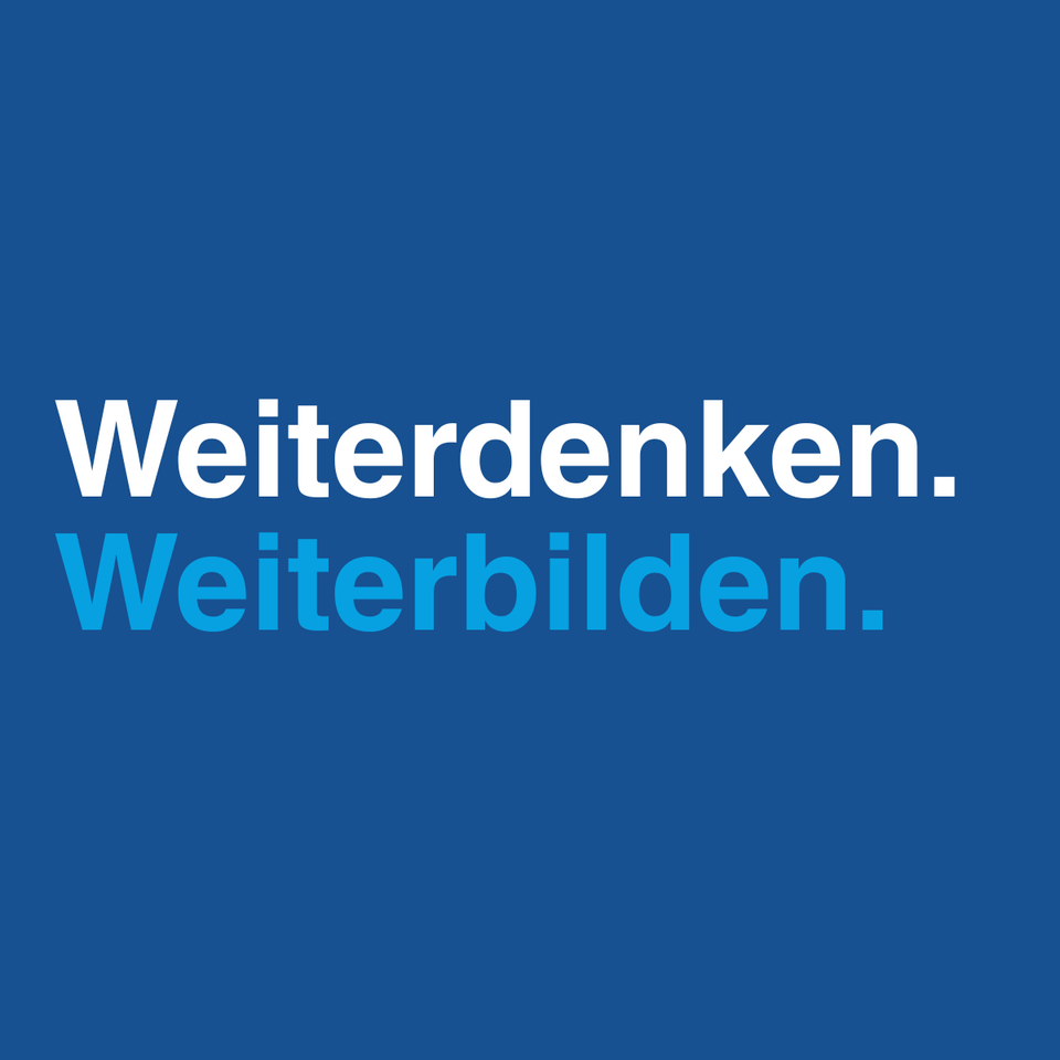 weiterdenken. weiterbilden.