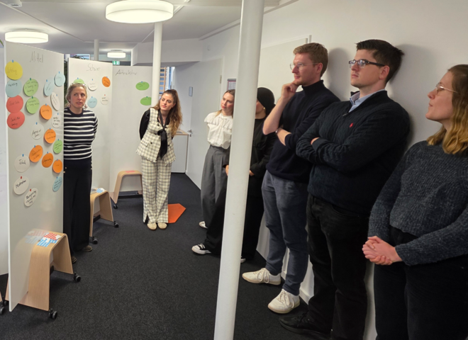 Das Projektteam während der Ringvorlesungs-Rückschau.