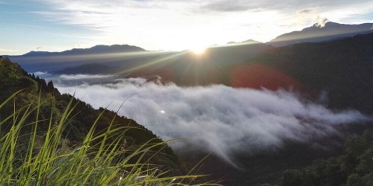 Sonnenaufgang in Alishan