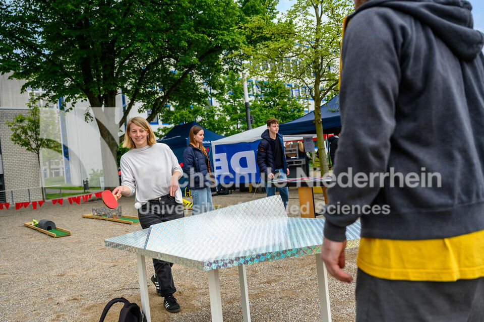 Tischtennis beim Campusfest